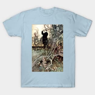 Peter Pan in Kensington Gardens - Arthur Rackham T-Shirt